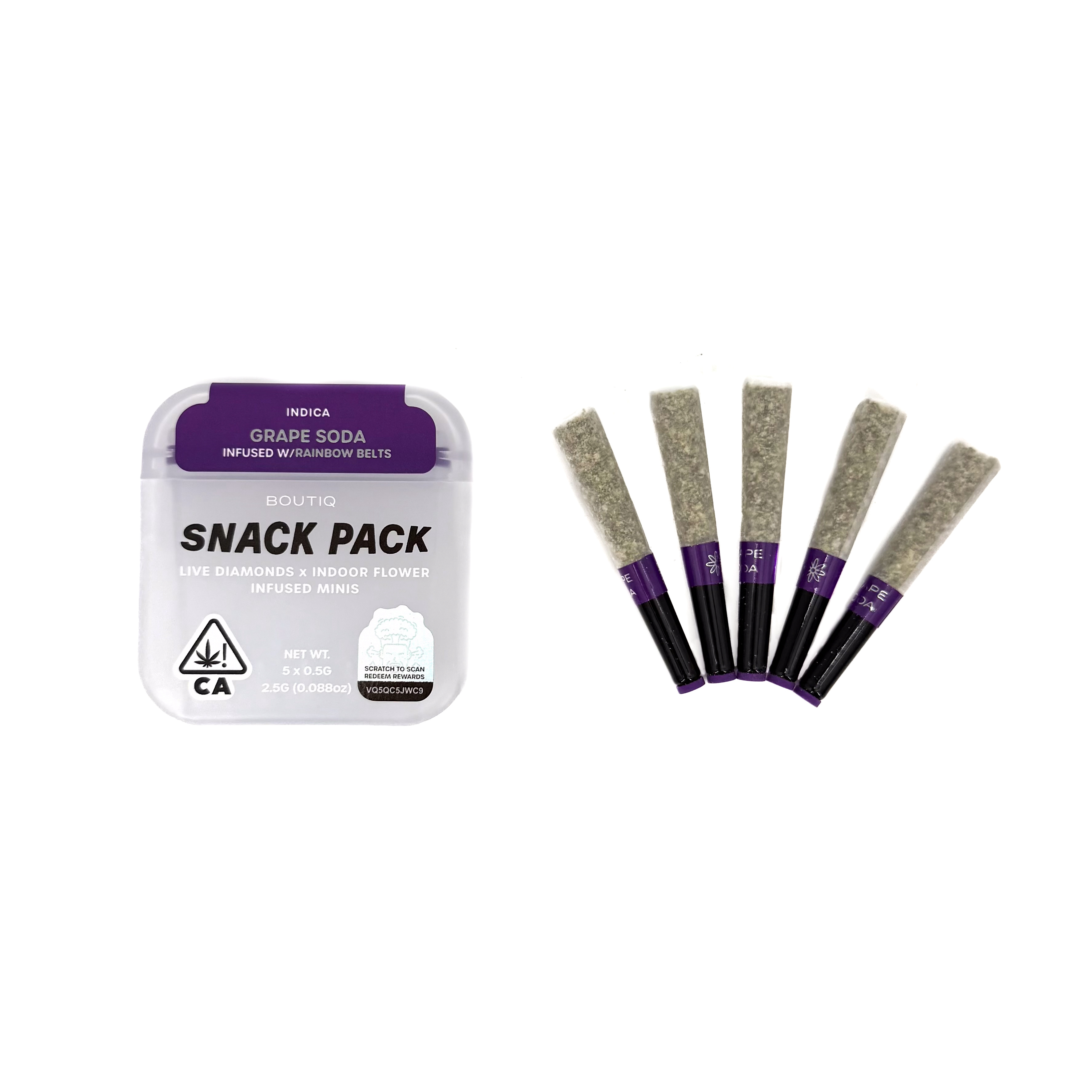 Boutiq Snack Pack 2.5g 5-Pack