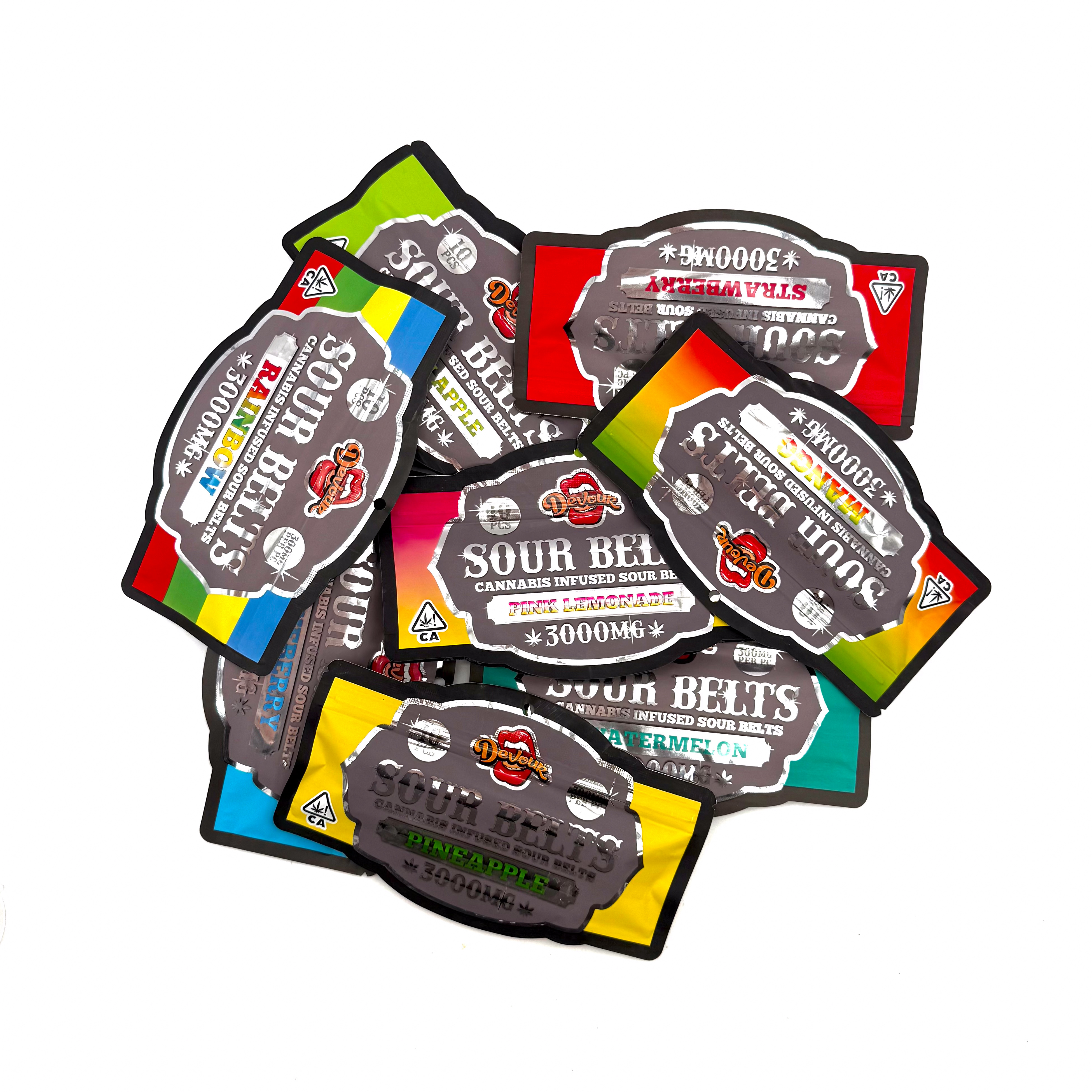 Devour Sour Belts 3000mg